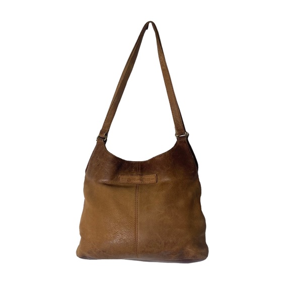 Vintage Fossil tan /brown leather shoulder bag75082 (b83) - Picture 3 of 17